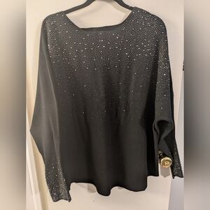 Black Studded Women's Sweater